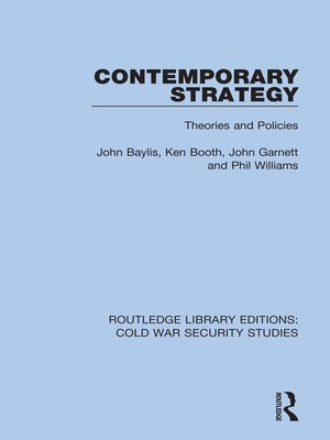 cover image of Contemporary Strategy